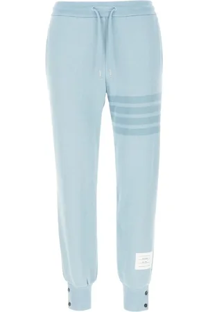 Thom Browne Paste light blue cotton joggers