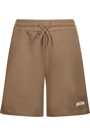 Msgm Kinder Jongens Shorts In Bruin