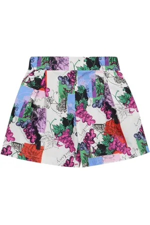 Iceberg KIDS - Multicolor Bermuda Shorts with Wide Leg and Elastic Waist