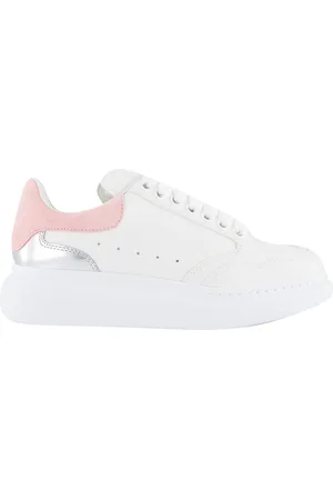 Alexander McQueen Dames Oversized Sneaker Wit/Roze