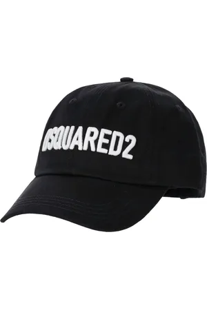 Dsquared2 D2 Logo Black And White Baseball Cap Black