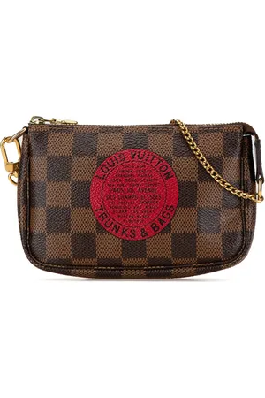 LOUIS VUITTON 2008 Damier Ebene Trunks and Bags Mini Pochette Accessoires