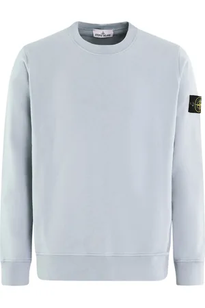 Stone Island Heren Logopatch Crew Neck Sky Blue