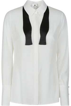 Elisabetta Franchi Long Sleeve Shirt White