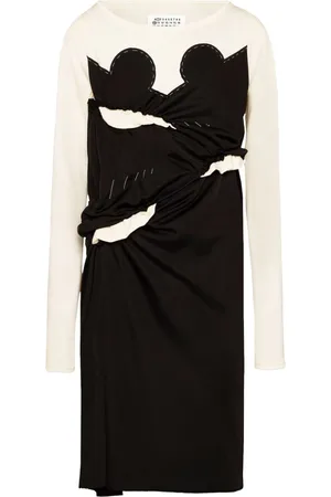 Maison Margiela Midi Dress Black/white