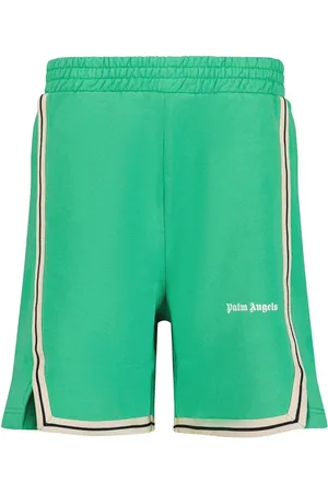 Palm Angels Kinder Jongens Shorts In Groen