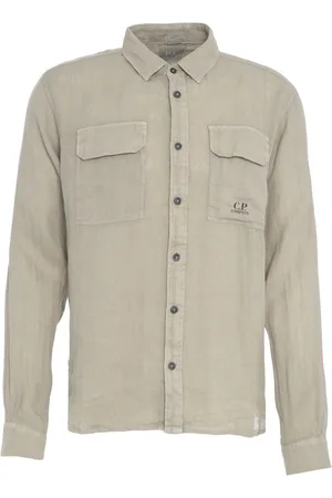 C.P. Company Linen shirt with logo