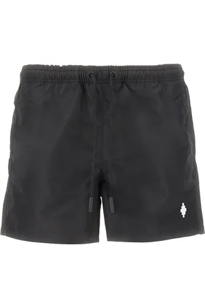 MARCELO BURLON Black polyester swimming shorts