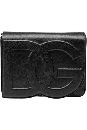 Dolce & Gabbana Black deer leather shoulder bag