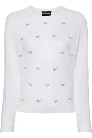 Emporio Armani Sweaters White