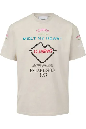 Iceberg Relaxed fit dusty-colored cotton jersey T-shirt