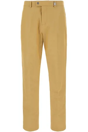 Burberry Mustard cotton pants