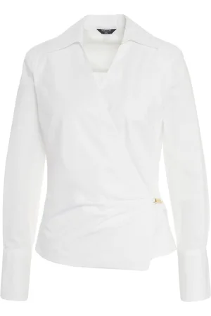 Guess Wrap blouse with logo charm