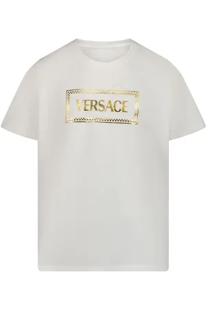 VERSACE Kinder Unisex T-Shirt In Wit