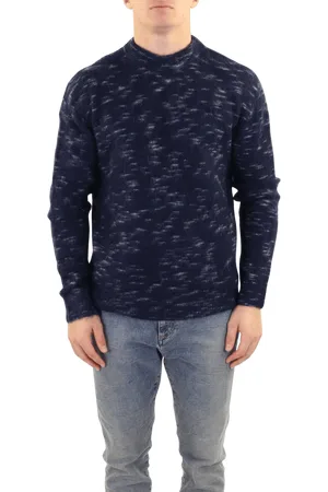 Acne Studios Heren Kniited Jumper Blauw