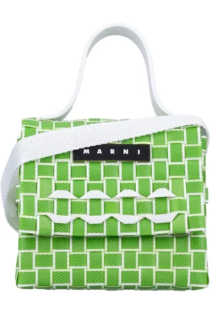 Marni Crossbody Intreccio Lime