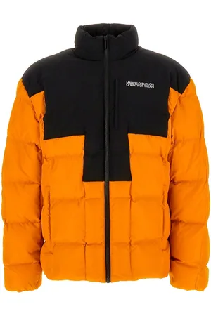 MARCELO BURLON Two-tone polyester padded jacket