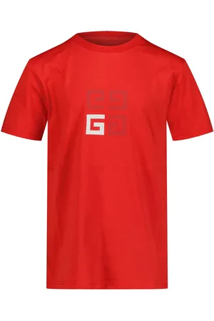 Givenchy Kinder Jongens T-Shirt In Rood