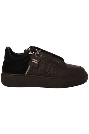 Benjamin Berner Theo Sneakers Zwart Theo Crocodile