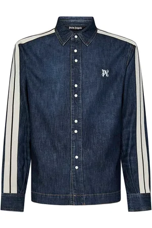 Palm Angels Coats Blue