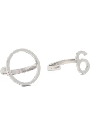 Maison Margiela 6 Logo Set Of 2 Rings