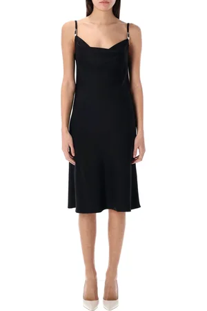 VERSACE Mini Dress Enver Satin Nero