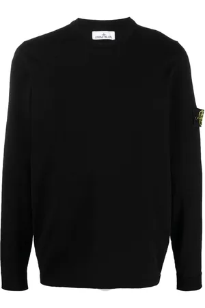 Stone Island Sweaters Black
