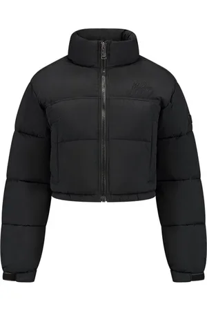 Malelions Women Signature Cropped Puffer Jacket