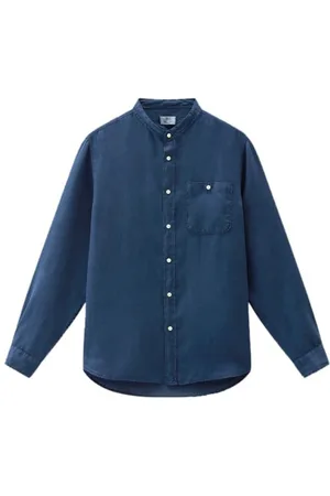 Woolrich Shirts Blue
