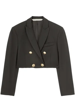 Palm Angels Cropped Boyfriend Blazer