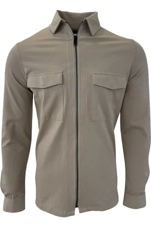 Genti Oaks shirt jacket beige