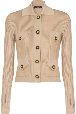 Balmain Openwork Knit Cardigan