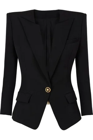 Balmain Jackets Black