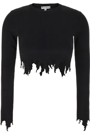 J.W.Anderson Black viscose blend top