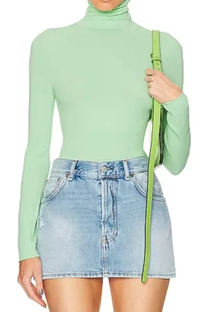 Acne Studios Knitted Turtleneck - Light Green