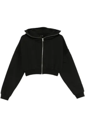 Entire Studios Cropped Full Zip Soot