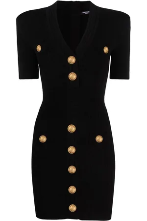 Balmain Dresses Black