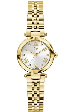GC Dames Horloge Z02008L1MF Staal Goude Plating Swiss Made Quartz