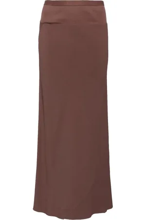 Rick Owens Calf Bias Skirt Throat