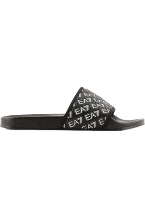 EA7 Slippers Zwart