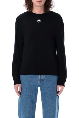 Marine Serre Moon Logo Knit Nero