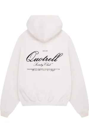Quotrell Creators Zip Hoodie | Off White/black