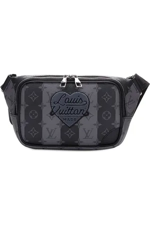LOUIS VUITTON 2021 Monogram Eclipse Stripes Modular Sling Bag