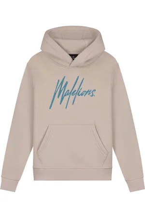 Malelions Junior Striped Signature Hoodie