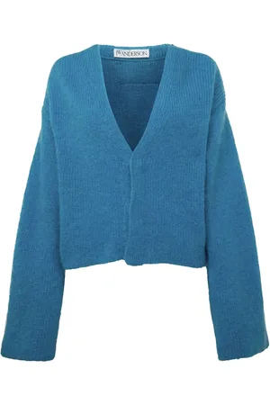 J.W.Anderson V Neck Cardigan Aqua
