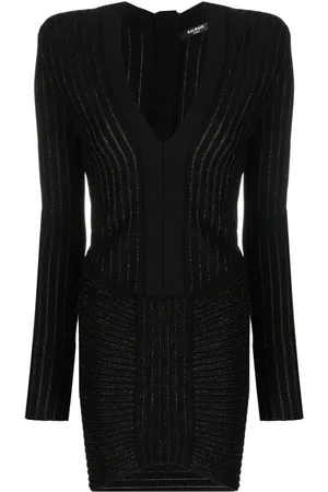 Balmain Dresses Black