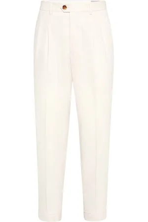 Brunello Cucinelli Trousers White