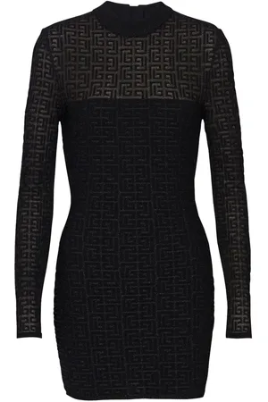 Balmain Dresses Black