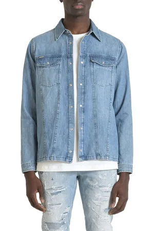 Antony Morato SHIRT DAN REGULAR FIT IN BLUE DENIM
