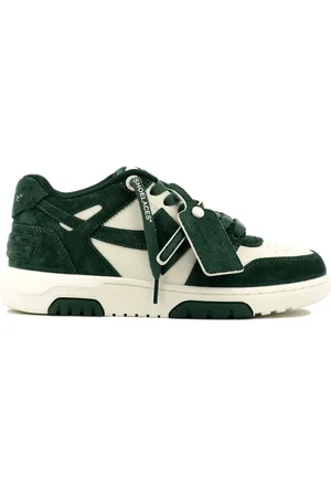 OFF-WHITE Off White Out Of Office Jet Green Suede